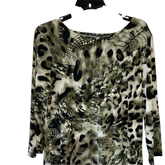 Effortless Style by Citiknits Animal Print Dress - Size M - Picture 3 of 4